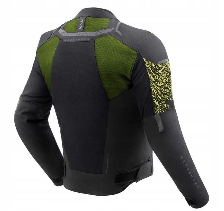 Kurtka REBELHORN JAX black/ fluo yellow rozm. L