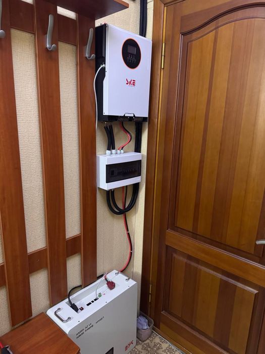 Інвертор SKE 6,2 и 10,2 кВт + LiFePO4 батарея 5 и 15 kWh