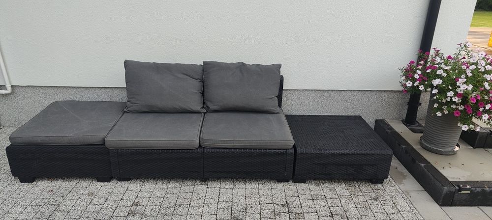 zestaw ogrodowy z technorattanu