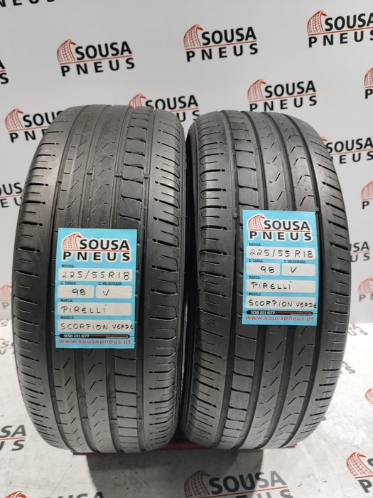 2 pneus semi novos pirelli 225-55R18 - Oferta dos Portes