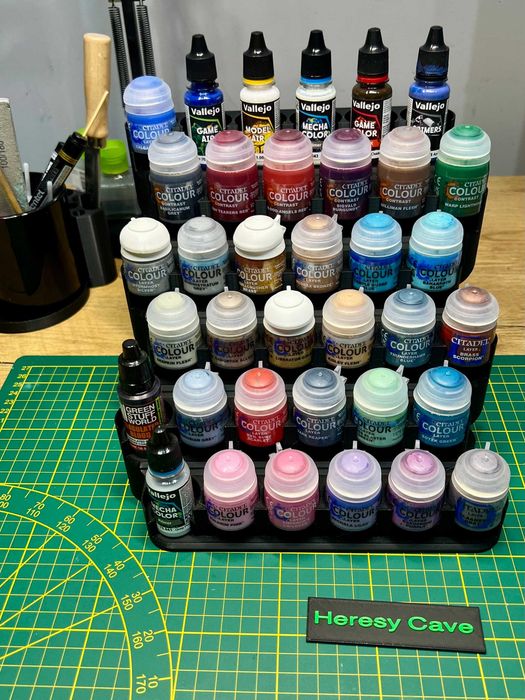 Stojak na farbki Army Painter, Vallejo, Citadel/Warhammer