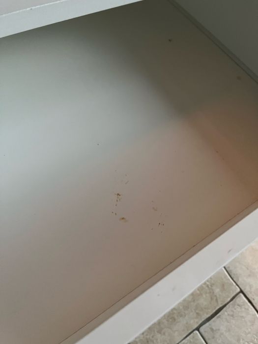 Móvel com 3 gavetas Branco