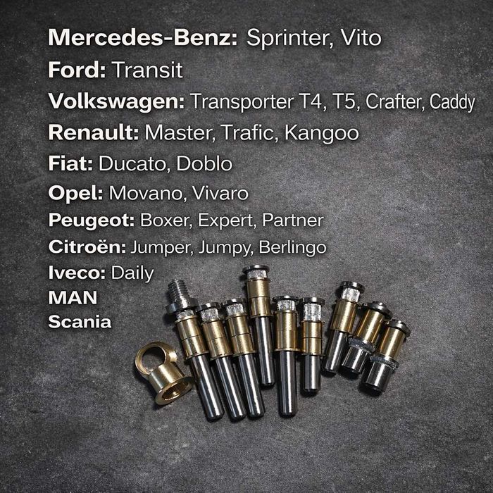 Ремкомплект петлі Sprinter Transit T4 T5 Master Movano Ducato Doblo