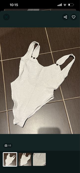 Боди белый рубчик жатка купальник сдельный Xs-M rikky hype myray lior miss diamond