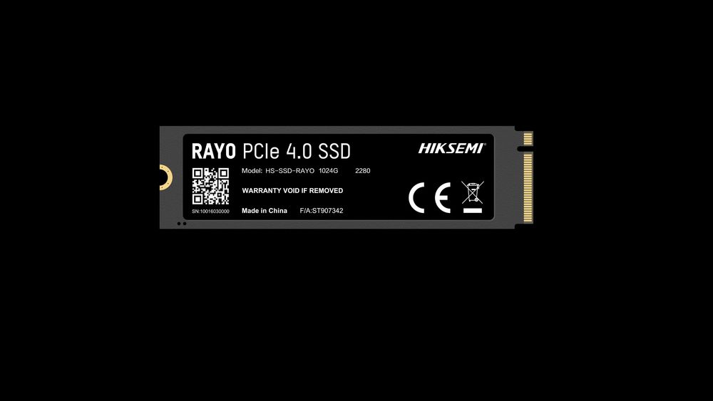 Disco SSD NVMe M.2 Hiksemi Rayo 1024Gb Leit 7450MB/s Escrit 6600MB/s