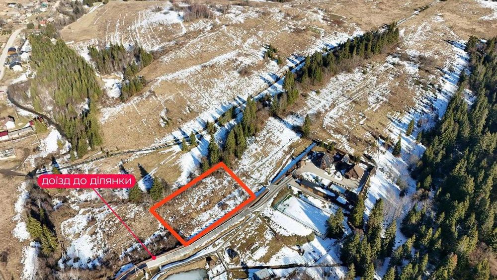 Продаж / Земля / Під будівництво / Волосянка , Карпати / Стрийський, Львівська область