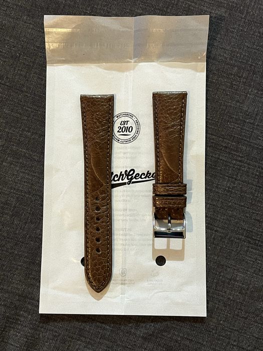 Correia de Relógio Pele Avestruz 18-20mm