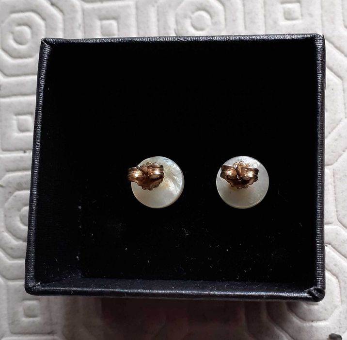 Brincos urso em prata dourada