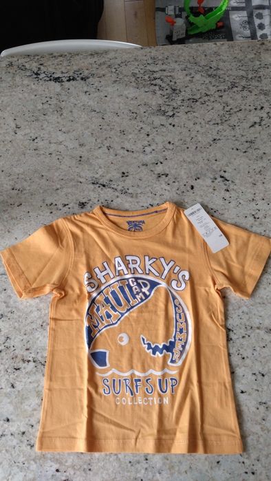 Nowa koszulka t-shirt pomarańczowy 5.10.15. Smyk rozm. 110