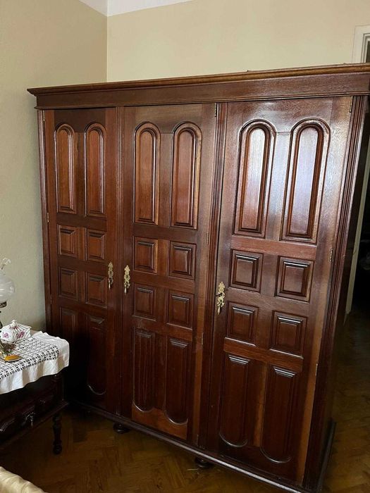 Quarto Casal Completo - madeira de mogno