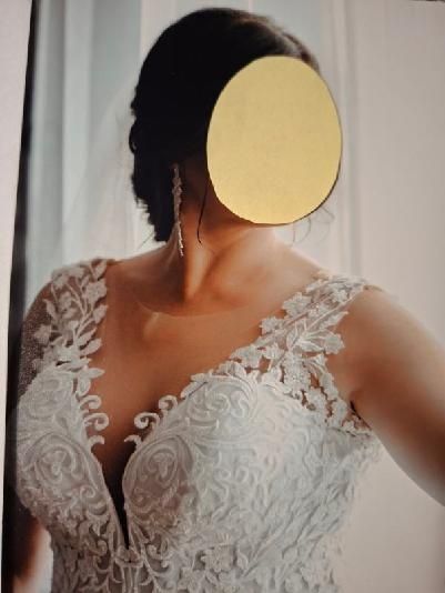 Biała suknia ślubna 44 46 możliwość dopasowania