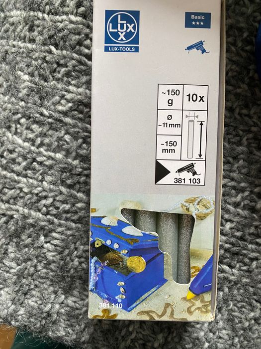 Klej do pistoletu na gorąco - srebrne wkłady