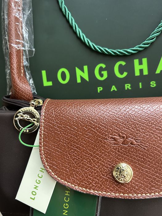 Longchamp torebka brązowa L