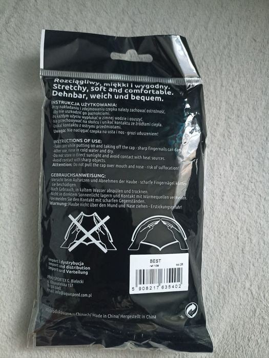 Czepek AQUA-SPEED Best 26 srebrny