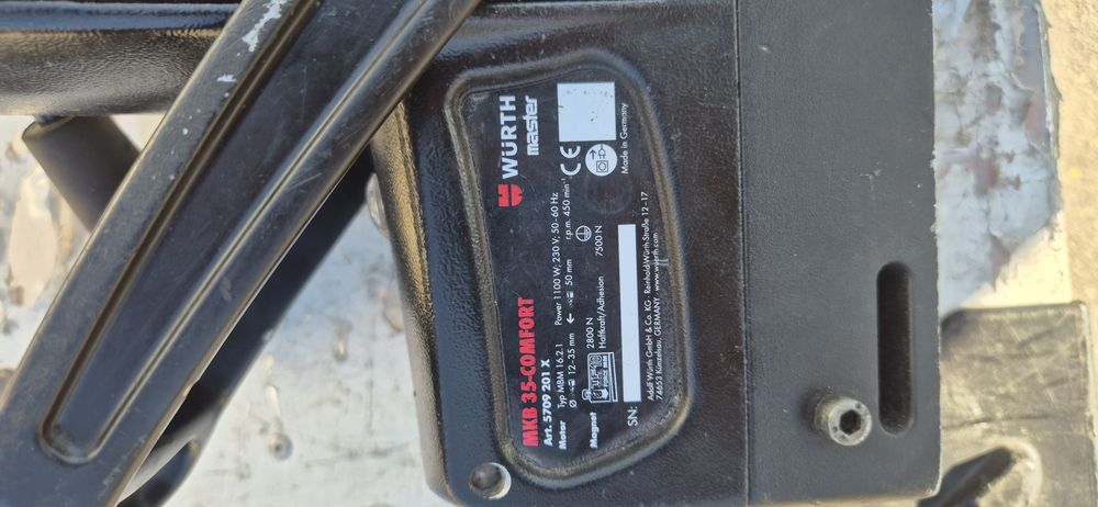 Wiertarka rdzeniowa magnetyczna wurth MKB 35 Comfort Międzybórz • OLX.pl