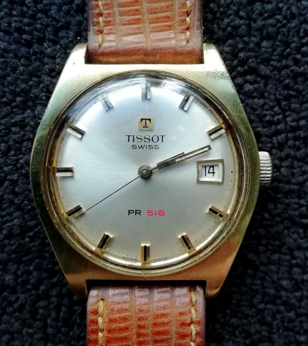 TISSOT PR 516 Relógio de pulso mecânico em ouro