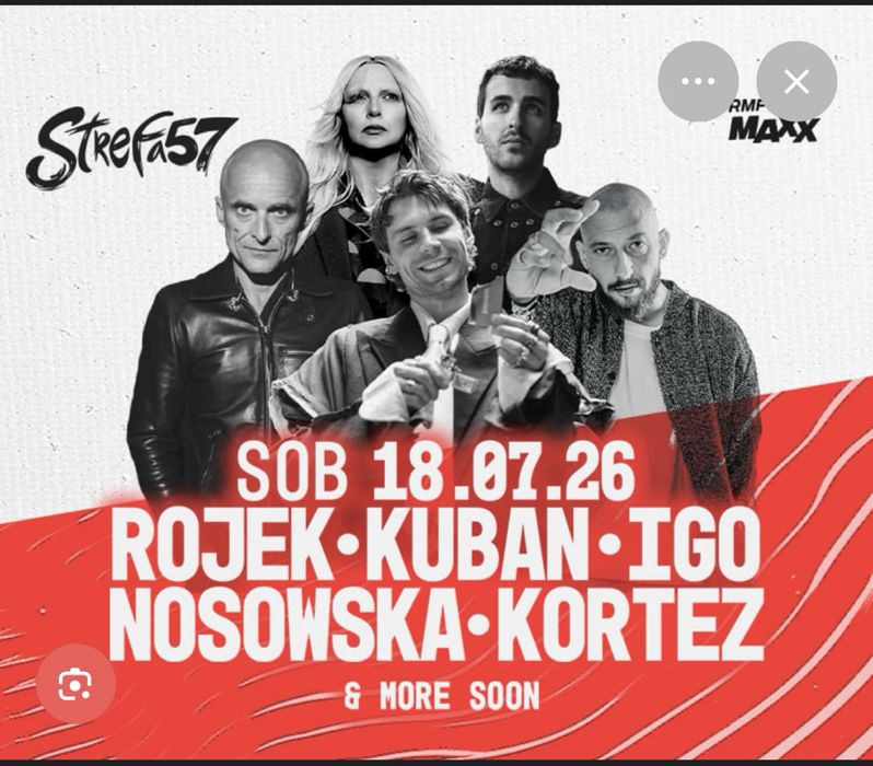 Bilet 5-osob strefa 57 parking gratis Rojek Kuban Igo Nosowska Kortez