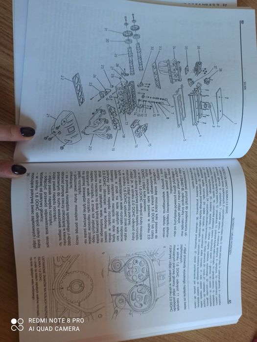 Książka serwisowa samochodu Daewoo Nubira