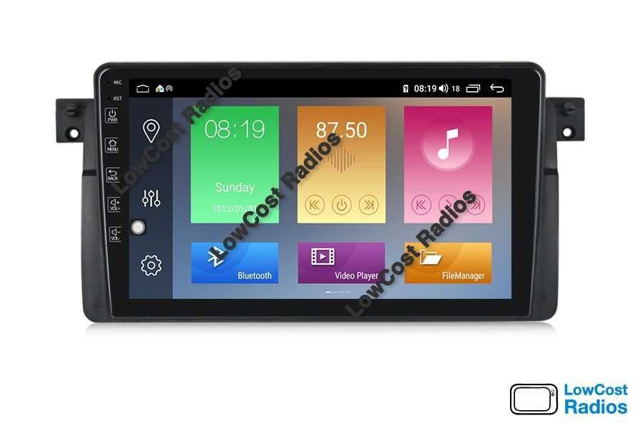 *(OFERTA ENVIO) Rádio GPS ANDROID - 9" — BMW E46 (Série 3) Wifi, USB