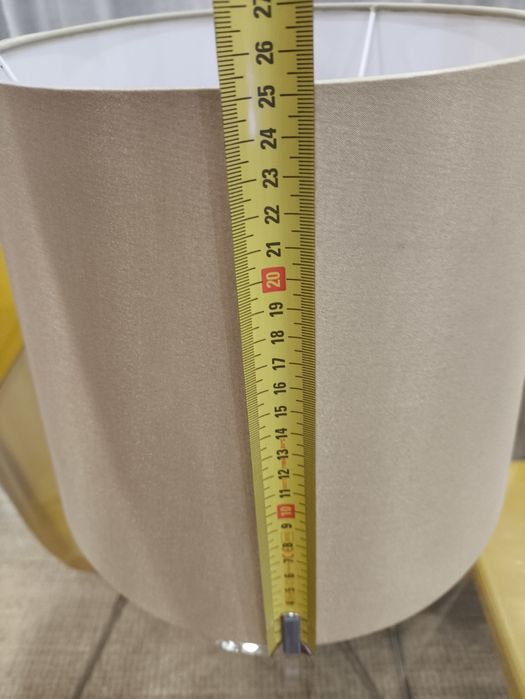 Abajur bege como novo