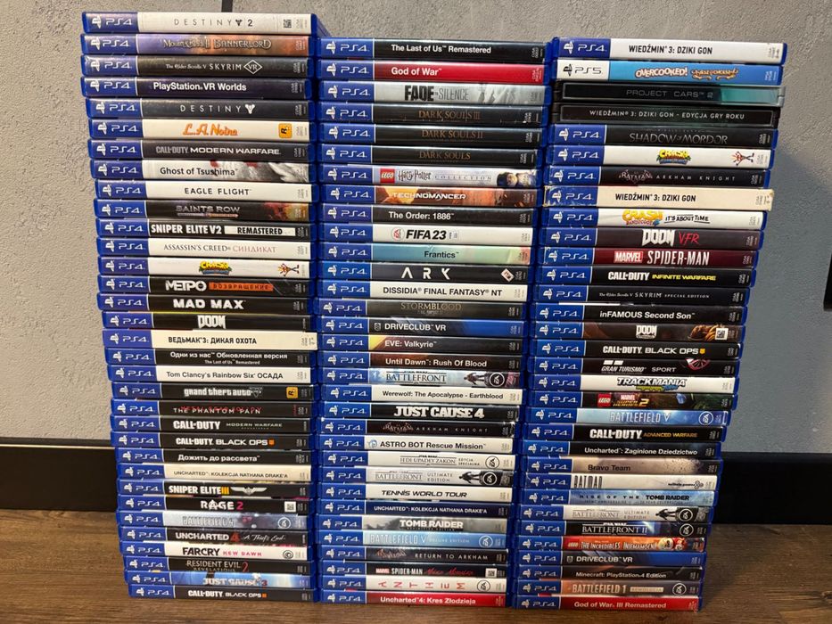 Gry na konsole PS4/PS5 ceny od 20zł