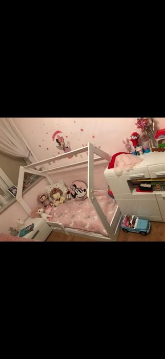 Łóżko łóżeczko domek dla dzieci