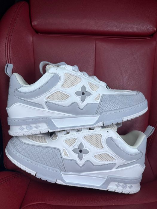 (ОПЛАТА ПІСЛЯ ОГЛЯДУ)Louis Vuitton Skate White Grey Луї Вітони Скейт