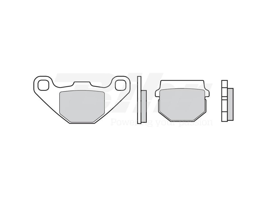 07ho1118 - pastilhas de travão orgânicas brembo 07ho1118