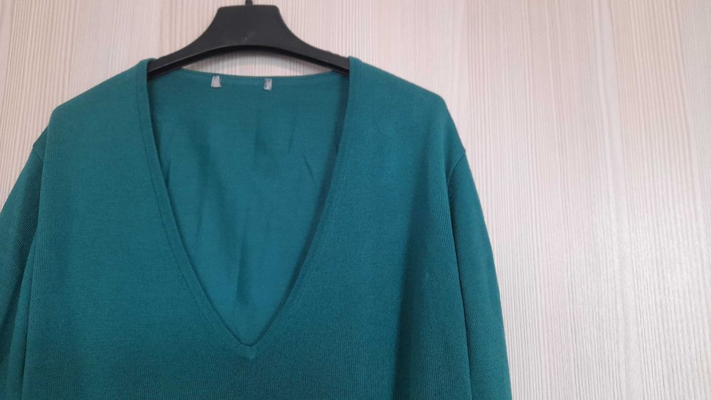 Sweter Damski Zielony Marks & Spencer_Rozmiar 20