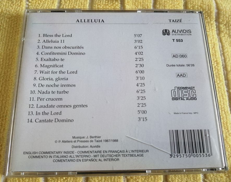 Livros e CD de Taizé - Irmão Roger