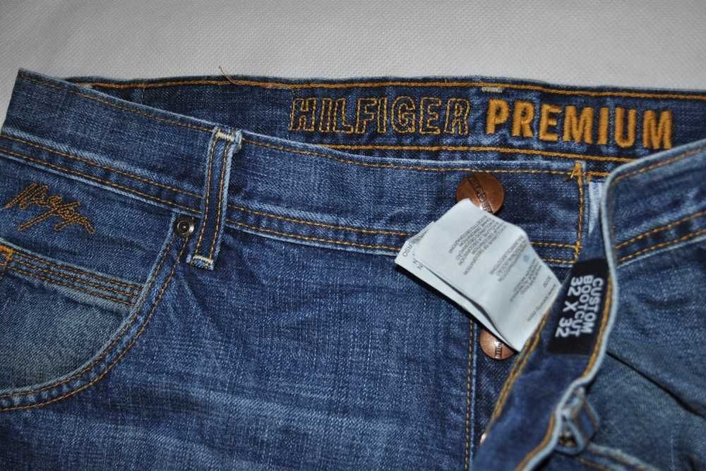 HILFIGER PREMIUM L 90cm 3232 męskie spodnie jeansowe bootcut s6v Tommy