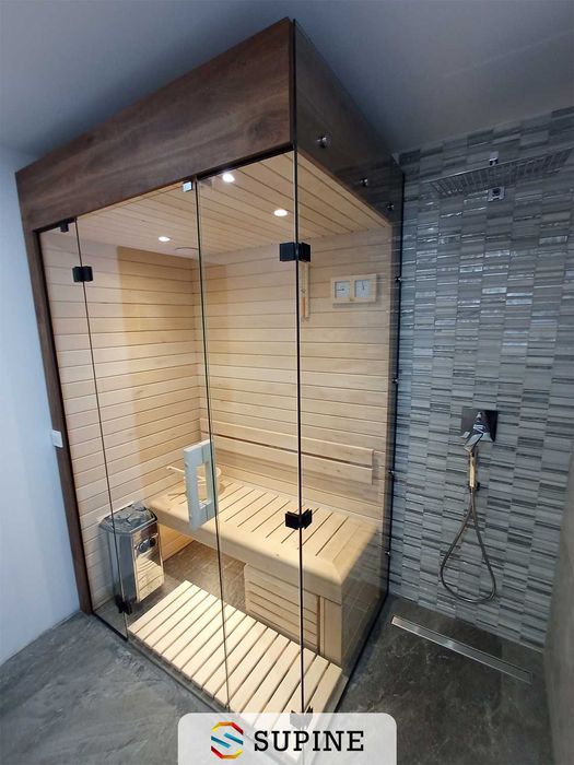 Sauna domowa na wymiar, sauna fińska sucha combi infrared