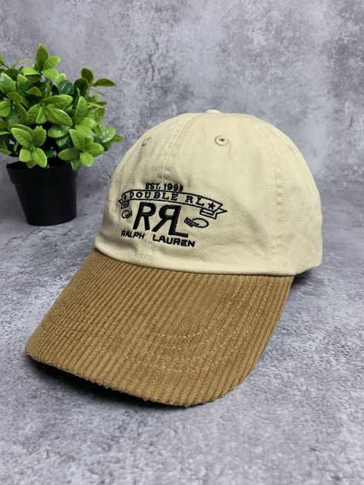 Кепка Ralph Lauren Double RL RRL з шкіряним ремінцем картуз