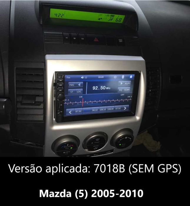 (NOVO) Rádio 2DIN • MAZDA 5 (2005 a 2015) • Android GPS [4+64GB]