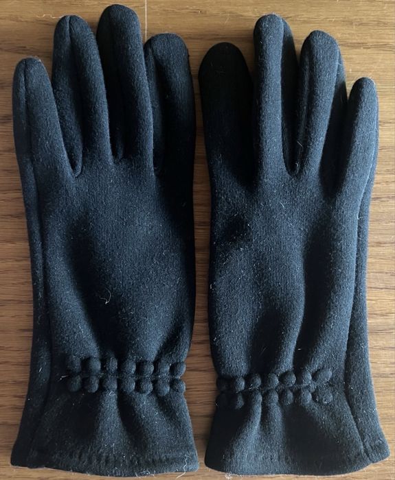 Тканевые перчатки демисезонные