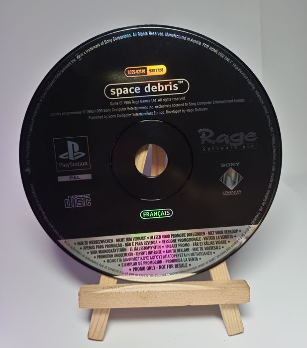 Space Debris Wydanie Promo PS3 PS2 PS1 PSX PlayStation