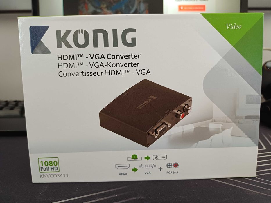 Converter HDMI - VGA Konig