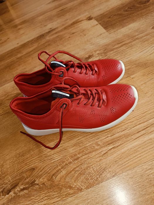 Buty Ecco 40 skórzane nowe Soft 5 39 sneakersy skóra naturalna  tenisó