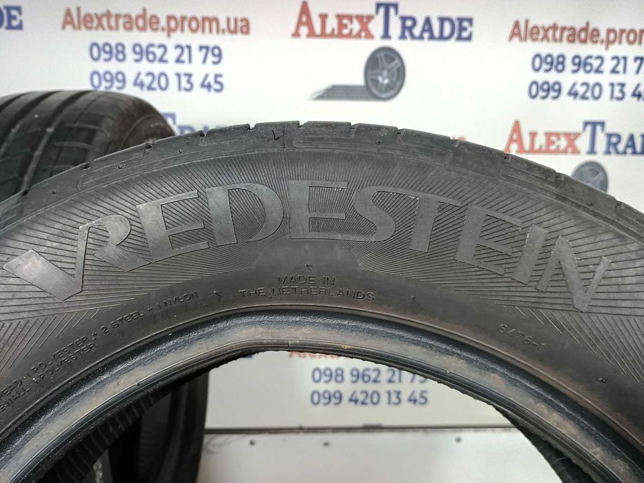 2 шт. 185/65 R15 Vredestein T-Trac 2 літні шини вживані б/у, протектор 6,5 мм,
