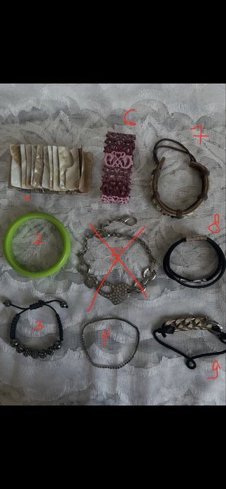 Браслеты мужские и женские, броши винтаж / цены в описании /