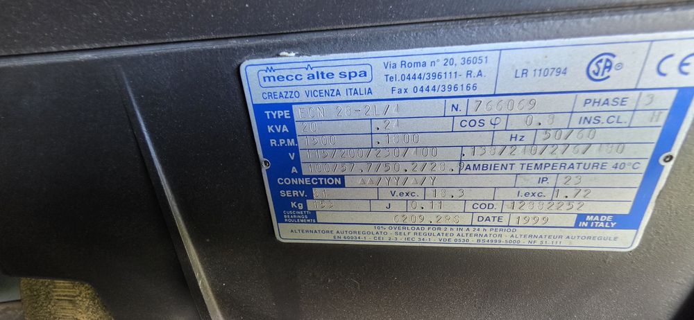 Agregat prądotwórczy 19.2KW
