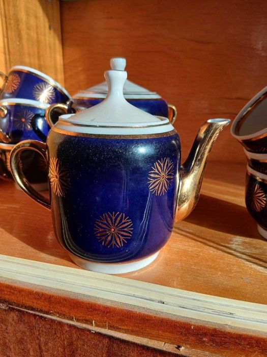 Продам чайний сервіз ДОВБИШ кобальт 1972 рік