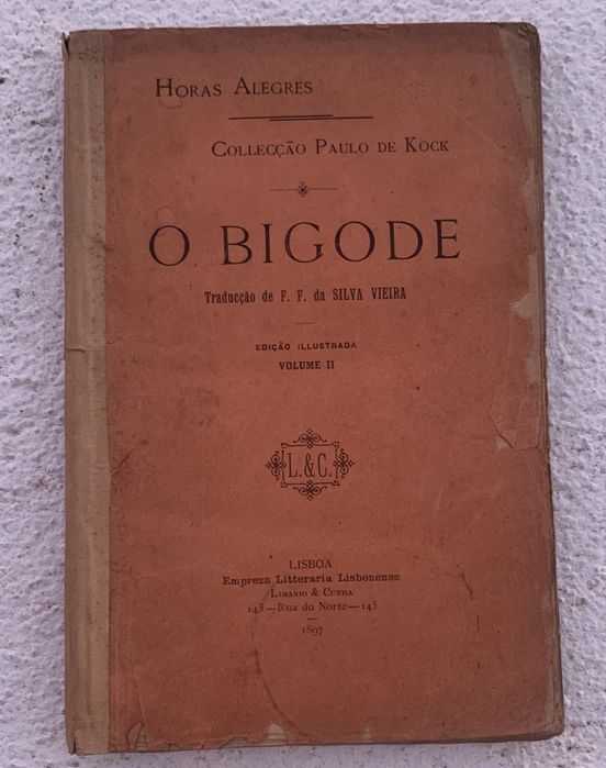 Bigode  de Paulo de Kock   1897