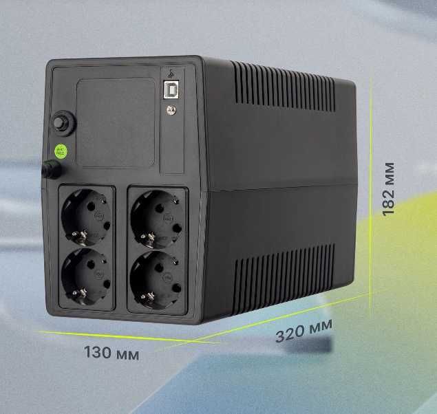 ДБЖ Prologix 1000 (PLPU1000VA4LED)