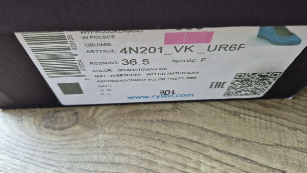 Ryłko Relax  buty z weluru naturalnego