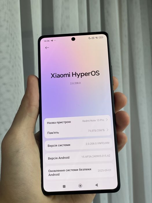 ‼️НОВИЙ  Xiaomi Redmi Note 13 Pro 12/256 ГБ чорний, відмінний стан