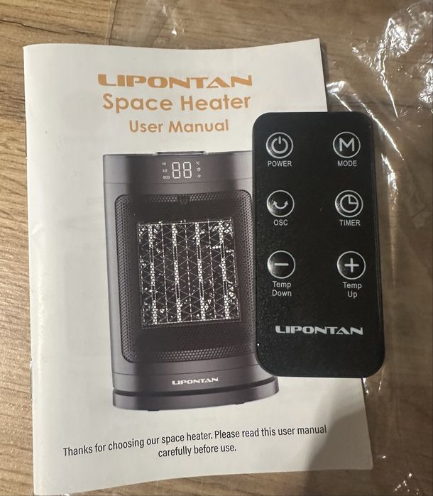 Grzejnik ceramiczny Lipontan 1500w