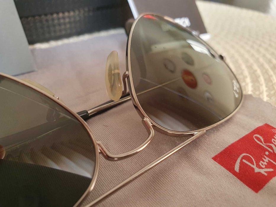 Ray Ban 3025 Aviator 004/58 Polarizados G-15 Como Novos