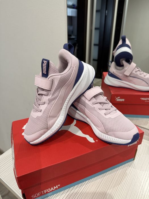 Дитячі кросівки puma flyer 3 rose mauve white