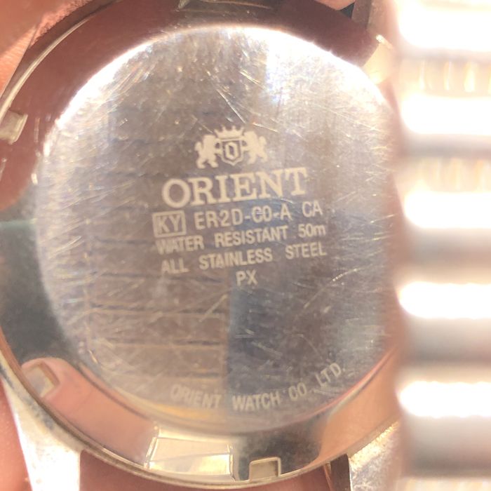 Часи Orient automatic замінений ремінець